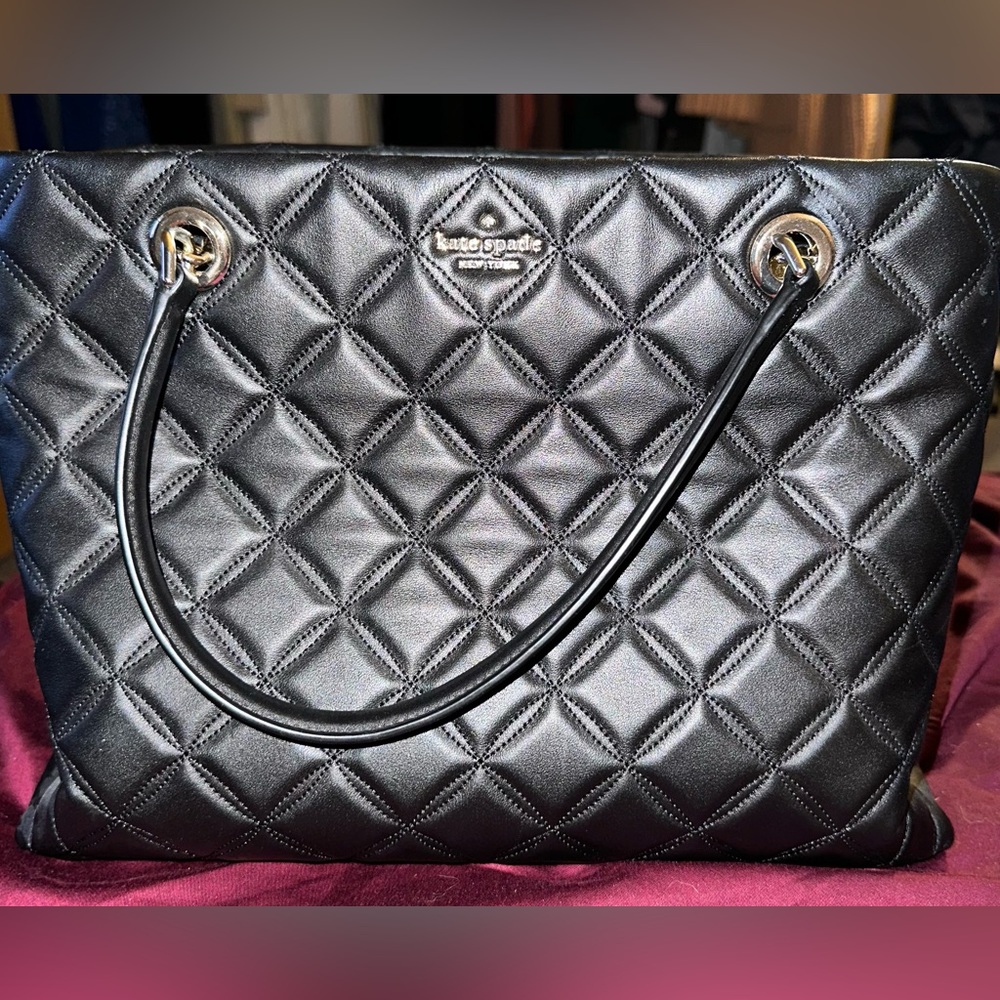 Kate spade quilted tote